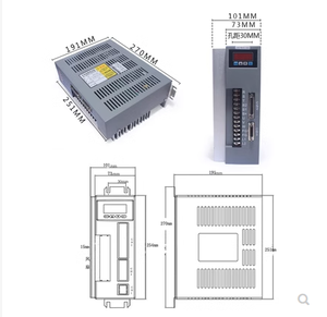 4.5KW 180ST-M21520มอเตอร์180พร้อมไดรเวอร์21.5NM แทนที่ Xinjie 5มม - Product Image 2
