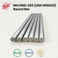 Barre ronde Inconel 625 UNS N06625, alliage de nickel 625 résistant à la corrosion, pour l'industrie pétrolière et gazière, conforme aux normes ISO, RoHS et REACH