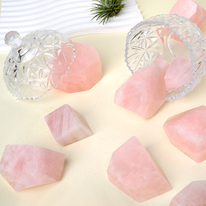 Offre Spéciale : Pierre de Guérison en Quartz Rose Naturel Poli, Forme Libre, pour Décoration - Product Image 4