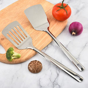 Stainless Steel Kitchen Utensils Set 4 Pieces With Spatula Ladle <b>Pasta</b> Claw For Cooking - Product Image 3
