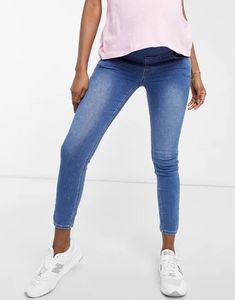 Женская Повседневная Эластичная куртка King Young для беременных с высоким подъемом, эластичная лента из джерси с пятью карманами, супер Стрейчевые узкие джинсы, женская одежда - Product Image 4