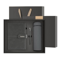 Ensemble cadeau d'entreprise personnalisé en cuir PU, carnet A5, journal, vente en gros, articles cadeaux d'affaires de luxe, carnet avec stylo