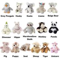 Peluche lestée personnalisée pour soulager l'anxiété Peluche parfumée lavande Jouets chauffants Peluche lestée personnalisée