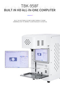 Machine laser à fibre PLC 20W TBK958F avec extracteur de fumée intégré, mise au point automatique, pour dépose de vitre arrière d'<span class=keywords><strong>iPhone</strong></span>, gravure DIY, marqueur, garantie 1 an - Product Image 3