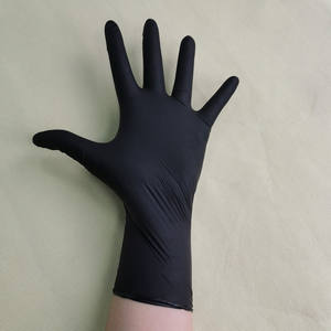Gants en nitrile noir de 5 mil et 4 mil pour salon de beauté, salon de coiffure, salon de tatouage, sans latex, pour une utilisation sécuritaire - Product Image 5