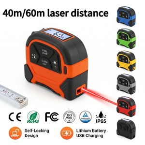 KEMING Metro a Nastro Digitale <span class=keywords><strong>Laser</strong></span> 2-in-1 con Metro a Nastro in Acciaio e Misuratore di Distanza <span class=keywords><strong>Laser</strong></span> Classe II, Strumento di Misurazione <span class=keywords><strong>Laser</strong></span> Ricaricabile - Product Image 1