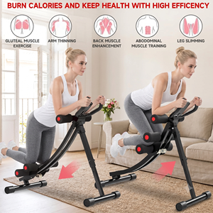 Appareil d'entraînement abdominal en <span class=keywords><strong>fer</strong></span> pliable, réglable sur 4 niveaux, pour sit-ups et remodelage de la taille, équipement de musculation du tronc pour femmes à domicile - Product Image 3