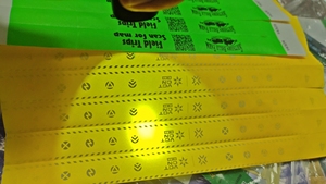 Pulseras Promocionales Desechables de Tyvek DuPont, Personalizadas con Logotipo a Color, para Eventos, Resistentes al Agua, Duraderas, de 3/4'' y 1'', Impresión por Inyección de Tinta/Láser - Product Image 2