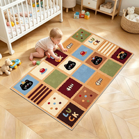 Tapis pour enfants imprimé sur mesure, antidérapant, lavable en machine et résistant aux taches, tapis pour bébé, tapis d'activité personnalisable, tapis de chambre d'enfant