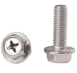 Perno de brida hexagonal cóncavo en forma de cruz de acero inoxidable a prueba de herrumbre de alta calidad Muestras gratis Precio de fábrica Hecho de acero al carbono - Product Image 6