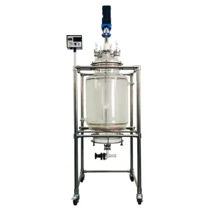 Hoge Efficiëntie 80L Filter Chemische Apparatuur Lab Kristallisatie Glas Reactor