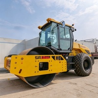 Compacteur vibrant de 12 tonnes à haute fréquence, capacité de pente de 48 % pour les travaux de terrassement