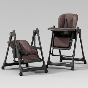 <span class=keywords><strong>Silla</strong></span> Alta Plegable para Bebé Summerkids de Fábrica con Bandeja y Asiento Ajustables - Product Image 1