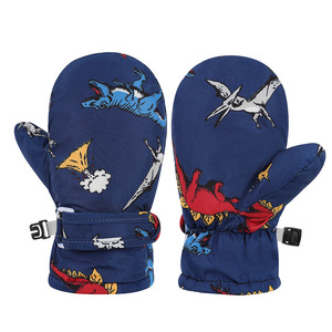 Mitaines imperméables pour tout-petits, gants d'hiver pour bébés, gants pour enfants, mitaines chaudes doublées de polaire, gants de ski et de neige pour adolescents - Product Image 3