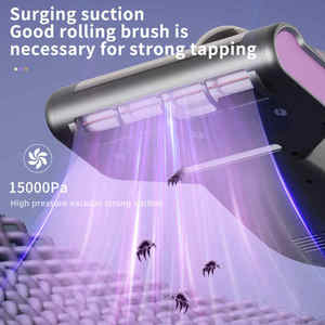OWNSWING Aspirateur portable sans fil à haute aspiration Type de nettoyage rapide Contrôleur d'acariens, élimine efficacement les acariens du lit - Product Image 3