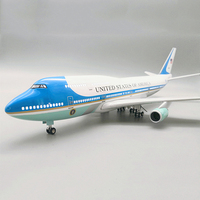 Modèle d'avion en résine réaliste, Boeing 747 Air Force One, échelle 1/150, cadeau d'affaires