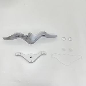 Lámpara de pared estilo nórdico con forma de gaviota en blanco y negro, adecuada para jardines, pasillos, salas. - Product Image 2