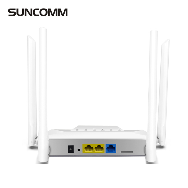4g Wifi Router,wifi Router 4g Lte with Sim Card Slot,WiFi 2.4G 300mbps WPS for Home, Suitable for Europe, Africa, Asia