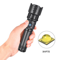 Lampe de poche de grande puissance à lumière Led, Flash imperméable, tactique, Rechargeable, produit authentique, pour Camp