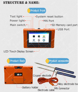 Nước ngầm Finder nước ngầm Detector dưới mặt đất Máy dò nước giá - Product Image 4