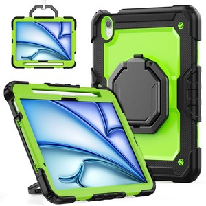 Funda Protectora para Tablet con Soporte Plegable Giratorio, Híbrida de Silicona con Ranura para Lápiz, para <span class=keywords><strong>iPad</strong></span> Air 11 2024/<span class=keywords><strong>Pro</strong></span> 11 2024 - Product Image 1