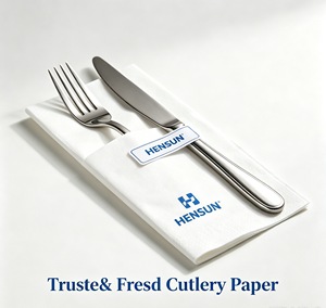 Airlaid <b>Paper</b> Disposable Printed Napkin <b>Bag</b> Linen Feel 1 Ply Guest Towel Customized Tissue <b>Paper</b> for Hotel Restaurant Home Party - Product Image 6