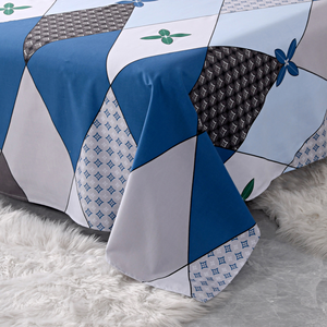 New 60 Mô hình Hộ Gia Đình In Ấn Phẳng Tấm Ga Giường Gối Bán Buôn Tùy Chỉnh Right Angle Tấm Phẳng Thiết Lập - Product Image 2