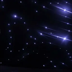 star led lights curtain cloth/led star curtain/solft led cloth