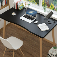 Marco de acero para oficina en casa, mesa de madera para estudio de escritura, ordenador, escritorio para sala de estar