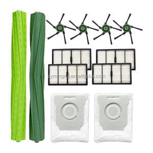 Kit de bolsa limpiadora de filtro Hepa con cepillo lateral principal de rodillo para Irobot Roombas S9 S9 + piezas Plus Series Robot piezas de vacío - Product Image 1