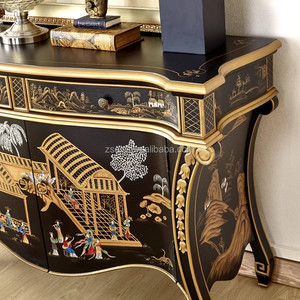 <span class=keywords><strong>Buffet</strong></span> chinois rétro, armoire de rangement <span class=keywords><strong>d</strong></span>écorative, armoire <span class=keywords><strong>d</strong></span>'entrée antique peinte à la main, <span class=keywords><strong>buffet</strong></span> classique sculpté personnalisé - Product Image 4