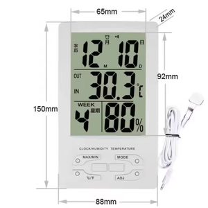 Máy đo độ ẩm kỹ thuật số trong nhà ngoài trời OW-<span class=keywords><strong>903</strong></span> Máy đo độ ẩm nhiệt kế gắn tường - Product Image 3