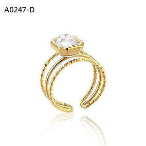 Fashion <b>Ring</b> with Zirconia A0247 for Women High Quality Jewelry - Product Image 2