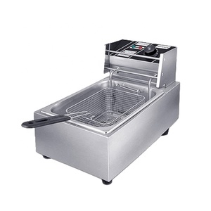 Nồi chiên sâu thương mại với xi lanh đơn và đôi, kiểm soát nhiệt độ và hẹn giờ, giỏ chiên lớn, thích hợp cho KFC - Product Image 5