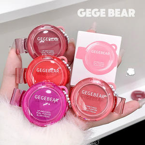 Blush On Natural Powder Baru 2025, Stick Makeup Multifungsi 2 in 1, Krim Blush On Multifungsi untuk Pipi dan Mata - Product Image 2