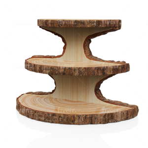Soporte de exhibición de pastel organizador de Platos y platos de madera ecológico moderno de Venta caliente - Product Image 1