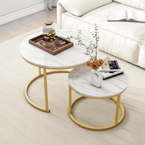 Wood Plate Round Tea <b>Table</b> Combination of Italian <b>Small</b> Household Living Room - Product Image 1