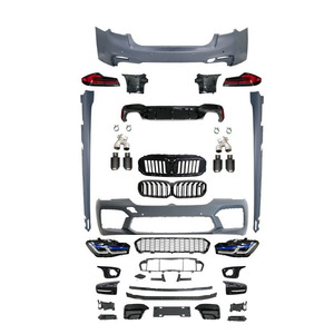 Upgrade Body Kit per <span class=keywords><strong>BMW</strong></span> G30 <span class=keywords><strong>serie</strong></span> <span class=keywords><strong>5</strong></span> G38 M5 2018-2021 nuova gonna anteriore <span class=keywords><strong>paraurti</strong></span> laterale griglia <span class=keywords><strong>paraurti</strong></span> posteriore M5 MT G30 Bodykit - Product Image 2