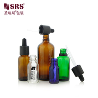 Bouteille compte-gouttes en verre avec bouchon de sécurité en plastique pour enfants, marquage Braille, 5ml 10ml 30ml 50ml, emballage en verre personnalisé avec logo, vente en gros