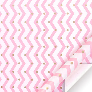 80g high end gift <b>wrapping</b> <b>paper</b> Each sheet of packaging <b>paper</b> measures 50*70 Birthday and Valentine's Day dreamy pink series - Product Image 1