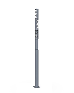 Lampu Tiang LED Taman Perkotaan Dekoratif Modern Aluminium 4x24W - Product Image 2