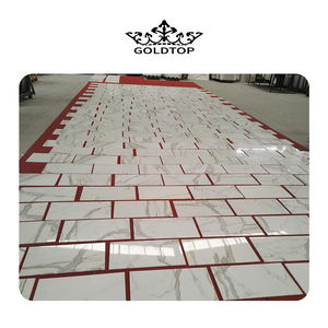 Dalles de marbre blanc Calacatta de haute qualité, luxe, Italie, revêtement mural, décoration d'hôtel, carreaux de pierre naturelle, carrelage de sol en marbre intérieur - Product Image 4