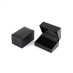 Luxury Men's Cufflink <b>Box</b> Premium Velvet-Lined Rectangle Jewelry Case for Business <b>Gifts</b> and <b>Earrings</b> Studs - Product Image 2