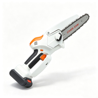 Gergaji Mini 6 Inci Kingson 21 v Gergaji Rantai Mini Profesional Elektrik dengan Daya 450 W untuk Memotong