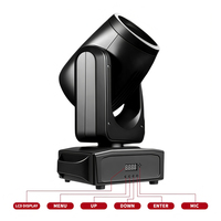 Lampe de scène mobile à faisceau direct LED 200W DMX 512 Beam Moving Head Spot Lights avec anneau