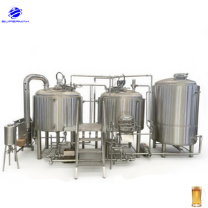 Meilleure Vente Supermax 1000L Système de Brasserie Artisanale <span class=keywords><strong>Mini</strong></span> Équipement de Brassage en Acier Inoxydable Contrôlé par PLC Micro Brasserie Facile à Utiliser - Product Image 1
