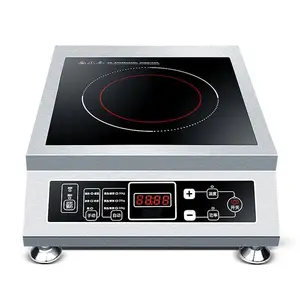 Hochleistungs-Induktion sherd 3500W handels üblicher flacher Hot Pot Suppen ofen Kantine Restaurant kommerzieller Induktion sherd