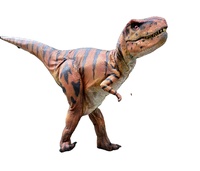 Disfraz de Dinosaurio Animatrónico, Robot Dinosaurio Caminante, Animatrónicos de Halloween, Decoraciones de Halloween de Tamaño Real