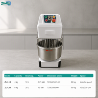 Mélangeur à spirale commercial ZL-L10L20, petite capacité, machine à pétrir la pâte, mélangeur à pain, équipement de boulangerie, mélangeur à farine automatique