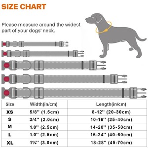 Collar <span class=keywords><strong>para</strong></span> Perro HIPHOPPET de Liberación Rápida, Reflectante, Transpirable, Acolchado y con Hebilla de Plástico, <span class=keywords><strong>para</strong></span> <span class=keywords><strong>Perros</strong></span> <span class=keywords><strong>Machos</strong></span> y Hembras - Product Image 2